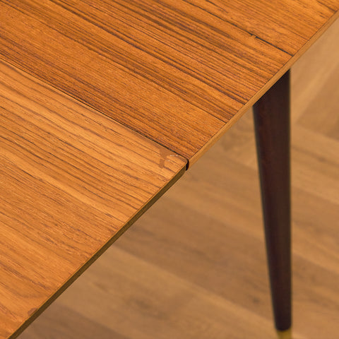 Swedish dining table in teak