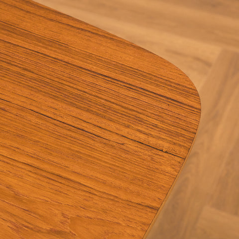 Swedish dining table in teak