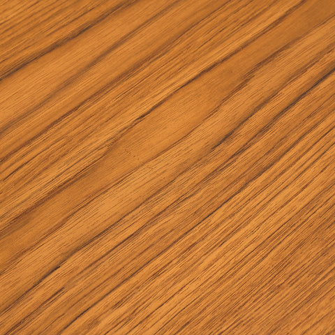 Danish rectangular dining table in teak and oak
