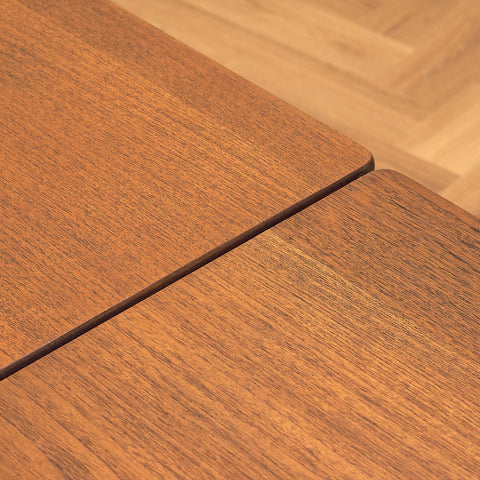 Danish rectangular dining table in teak