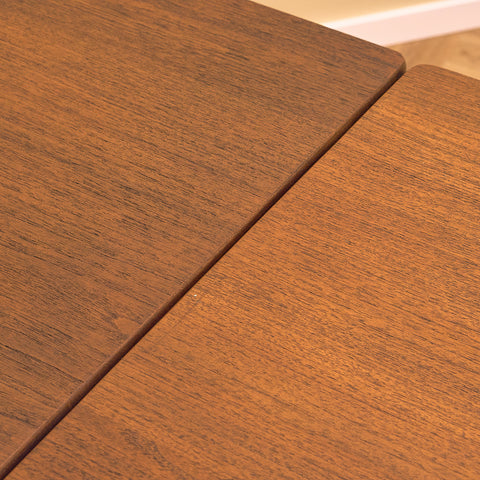 Danish rectangular dining table in teak
