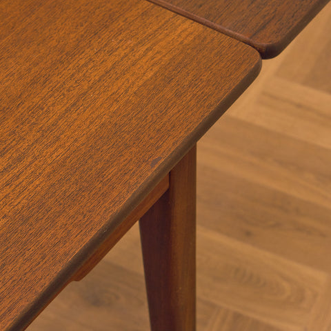 Danish rectangular dining table in teak
