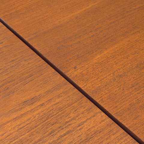 Danish rectangular dining table in teak