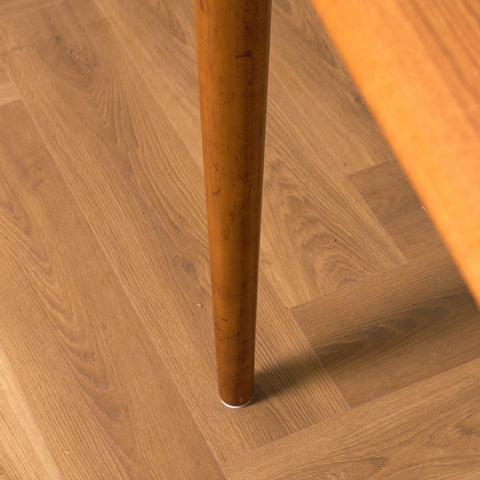 Danish dining table in teak and beech