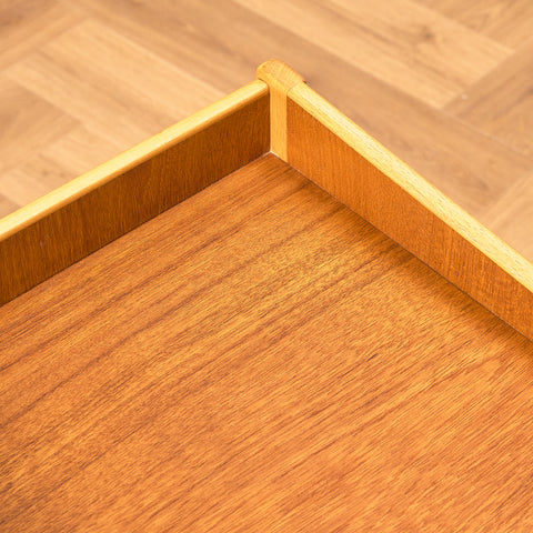 Swedish bedside table in teak