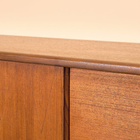 Swedish highboard in teak 'Rosetto' series, by Svante Skogh for ABRA-möbler, Smålands Taberg