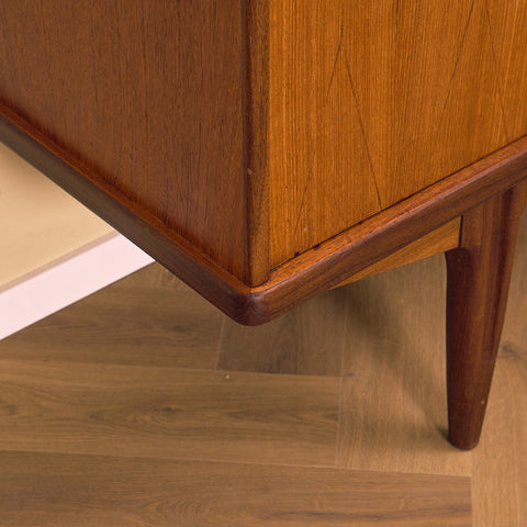 Swedish highboard in teak 'Rosetto' series, by Svante Skogh for ABRA-möbler, Smålands Taberg