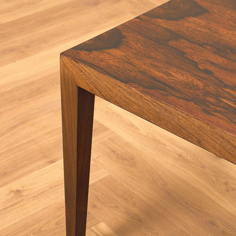 Danish side table in Santos rosewood by Severin Hansen for Haslev møbelsnedkeri A/S