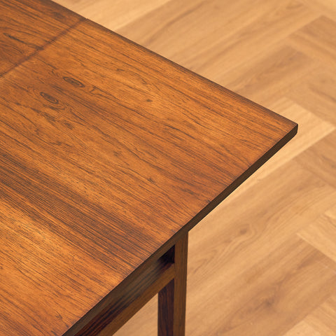 Danish side table in Santos rosewood