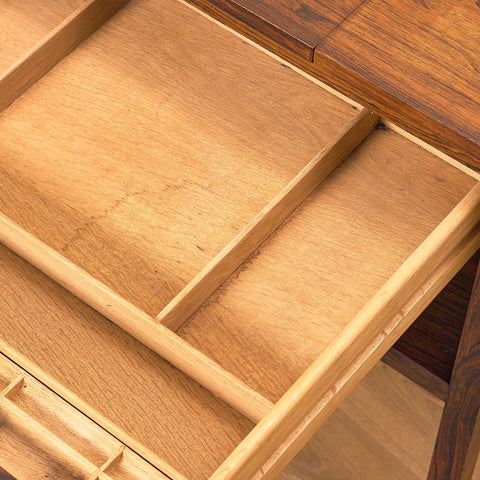 Danish side table in Santos rosewood