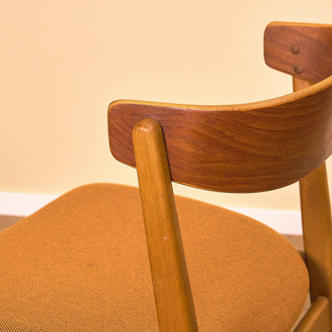 Danish set of 6 dining chairs 'model 206' by Thomas Harlev for Farstrup