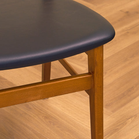 Danish dining chairs in teak & beech by Farstrup, model '210'
