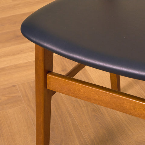 Danish dining chairs in teak & beech by Farstrup, model '210'