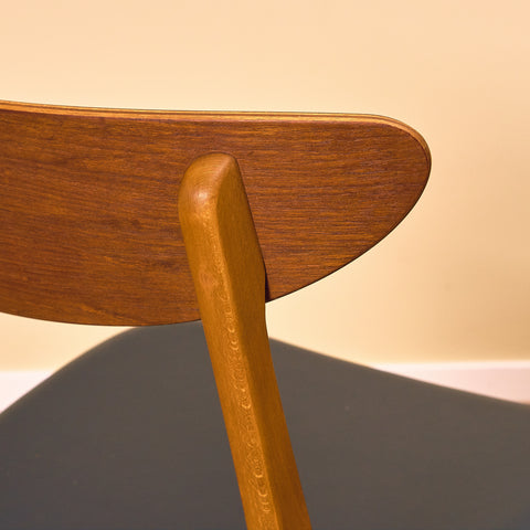 Danish dining chairs in teak & beech by Farstrup, model '210'