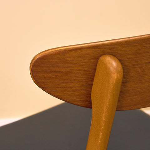 Danish dining chairs in teak & beech by Farstrup, model '210'