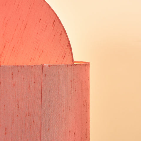 Swedish floor lamp in teak & brass