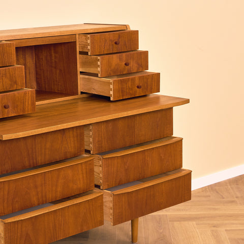 Danish secretary in teak