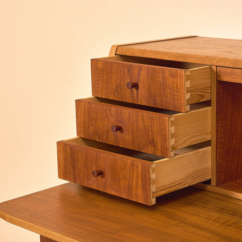 Danish secretary in teak