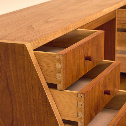 Danish secretary in teak