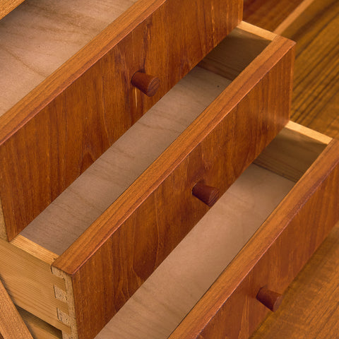 Danish secretary in teak