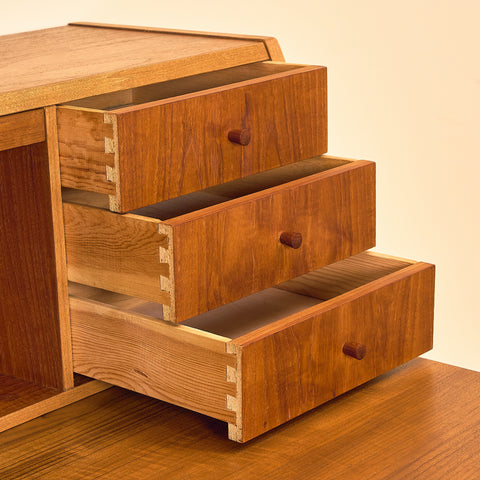 Danish secretary in teak