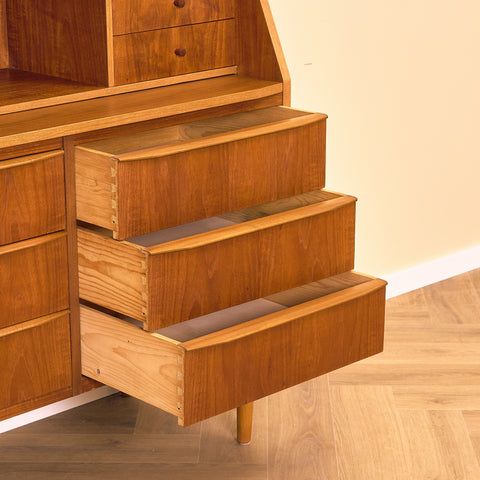 Danish secretary in teak