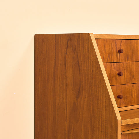 Danish secretary in teak