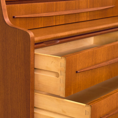 Danish secretary in teak