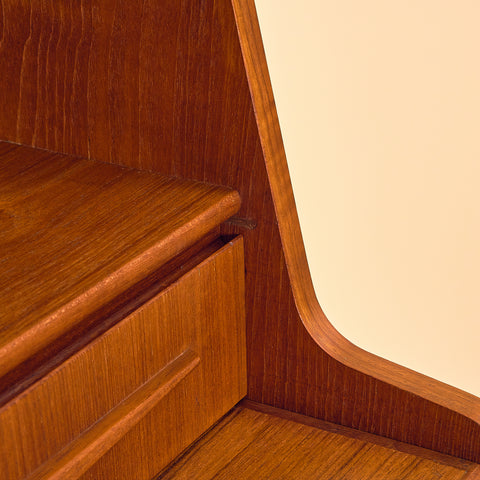 Danish secretary in teak
