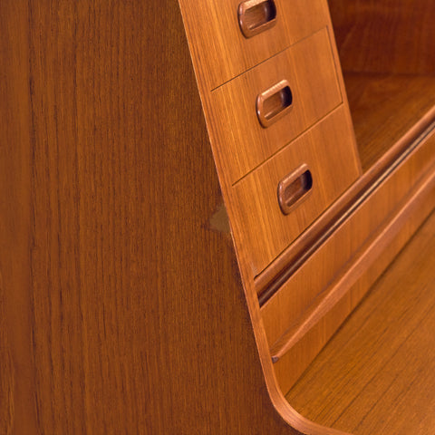 Danish secretary in teak