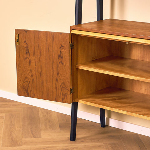 Swedish bookshelf in teak