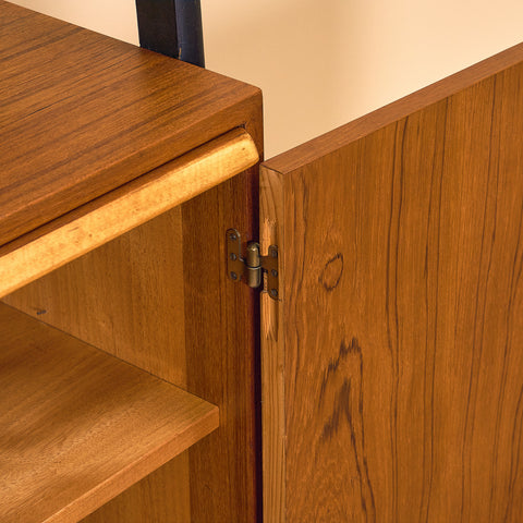Swedish bookshelf in teak