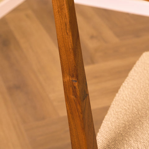 Swedish dining chairs in walnut by Karl Erik Ekselius