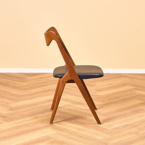 Swedish dining chairs in teak by Albin Johansson & Söner, Hyssna