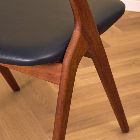 Swedish dining chairs in teak by Albin Johansson & Söner, Hyssna