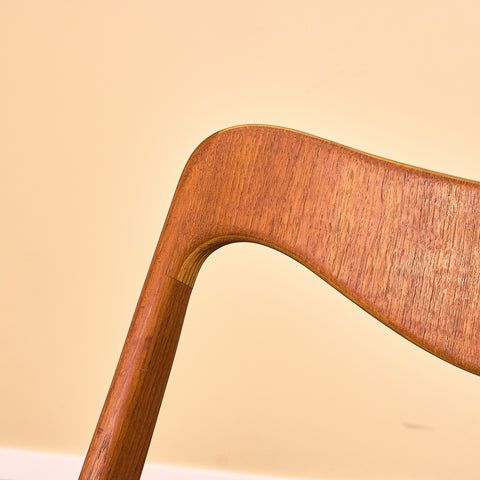 Swedish dining chairs in teak by Albin Johansson & Söner, Hyssna