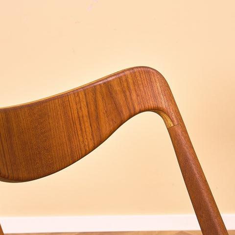 Swedish dining chairs in teak by Albin Johansson & Söner, Hyssna