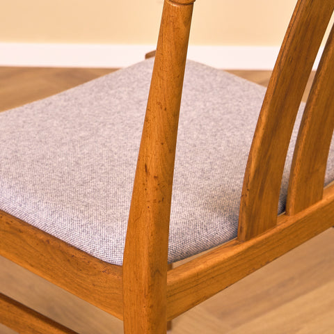 Swedish dining chairs in walnut, model 'Köln', by IKEA