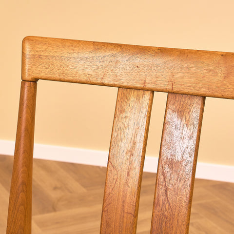Swedish dining chairs in walnut, model 'Köln', by IKEA