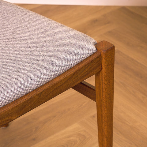 Swedish dining chairs in walnut, model 'Köln', by IKEA