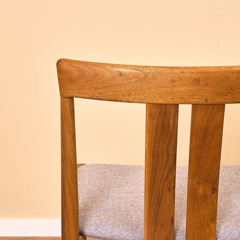 Swedish dining chairs in walnut, model 'Köln', by IKEA