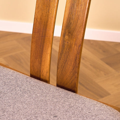 Swedish dining chairs in walnut, model 'Köln', by IKEA