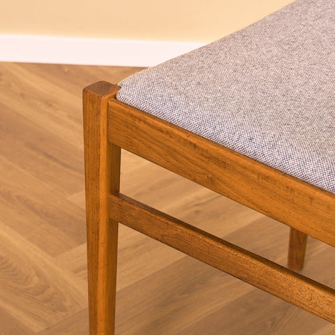 Swedish dining chairs in walnut, model 'Köln', by IKEA