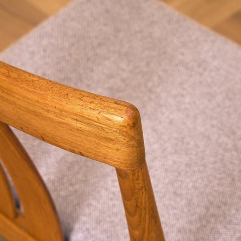 Swedish dining chairs in walnut, model 'Köln', by IKEA