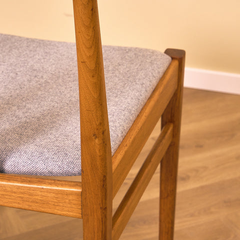 Swedish dining chairs in walnut, model 'Köln', by IKEA