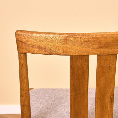 Swedish dining chairs in walnut, model 'Köln', by IKEA