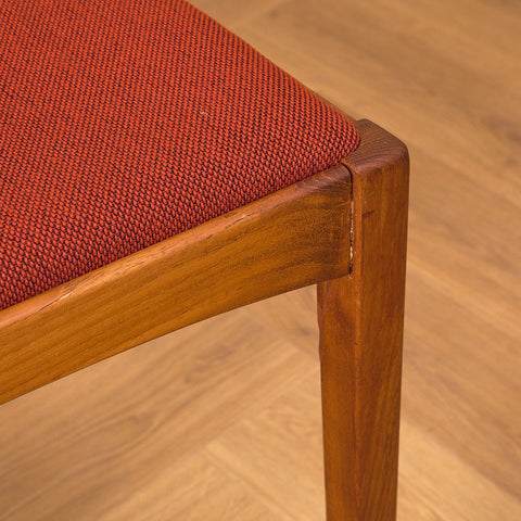 Swedish dining chairs in teak