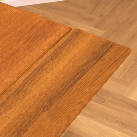 Swedish coffee table in teak & beech by Emmaboda Möbelfabrik