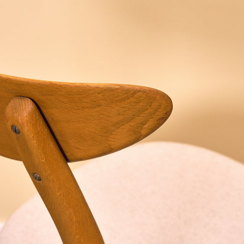 Swedish dining chairs in beech