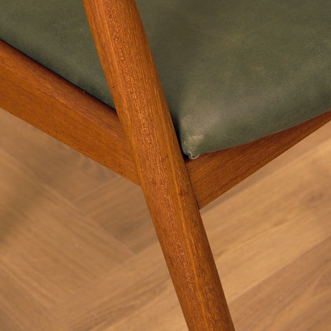 Danish dining chairs in teak, model 31 by Kai Kristiansen